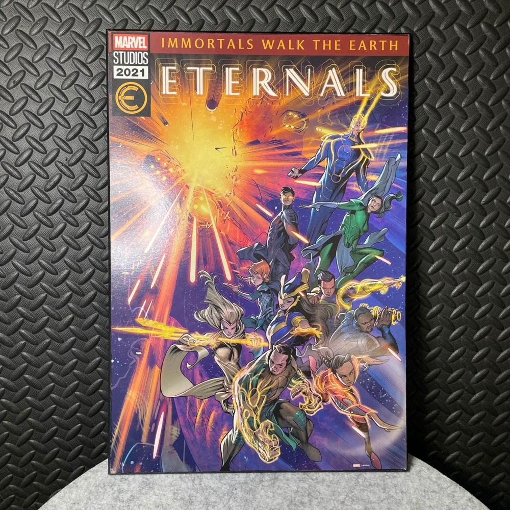 Marvel Studios 2021 Immortals Walk The Earth Eternals Wood Wall Art‎
